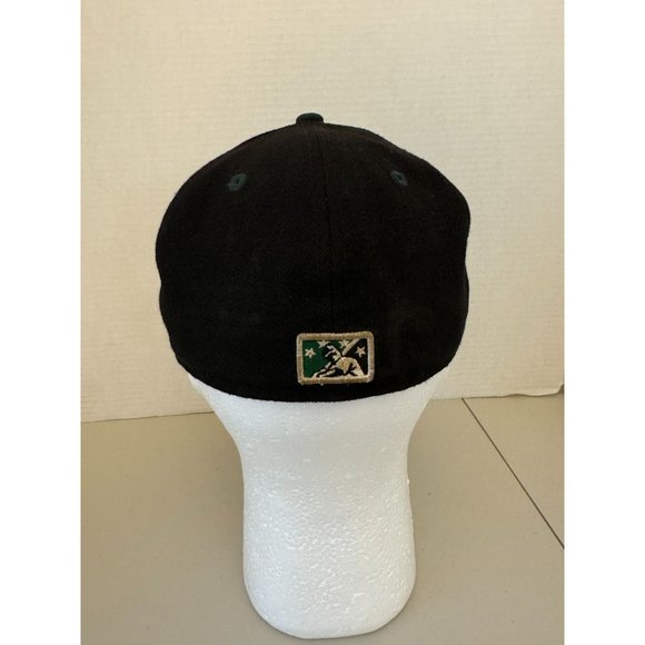Vintage Augusta GreenJackets New Era 59Fifty Fitted 7 Hat Black MiLB Baseball - Picture 4 of 9